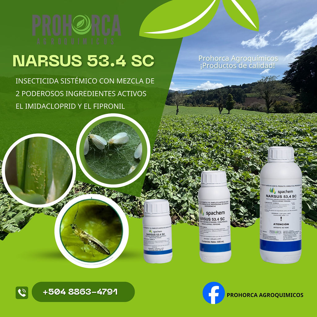 Diseño promocional de Narsus 53.4 SC